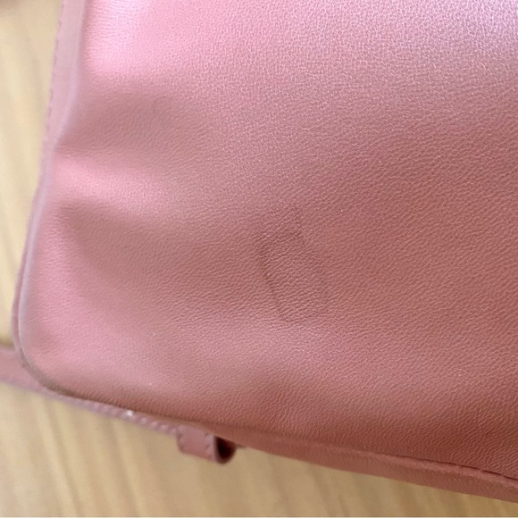 Mansur Gavriel Double Zip Leather Crossbody Bag blush pink - Picture 10 of 16